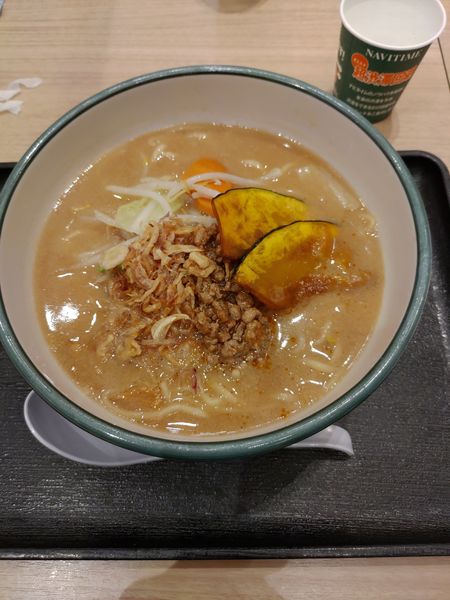 「甲州味噌ラーメン」@蔵出し味噌 麺場 田所商店 談合坂サービスエリア店の写真