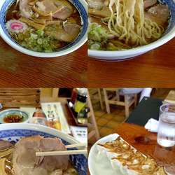 『チャーシューメン+ぎょうざ6個(¥800+380)』