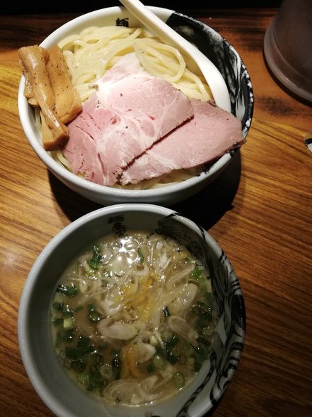 「柚子塩冷しつけ麺」@麺屋武蔵 虎洞の写真