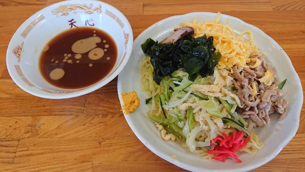 「冷し中華つけめん　７００円」@天心の写真
