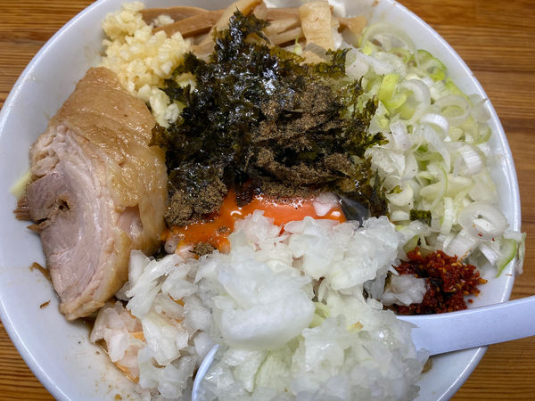 「たれそば中盛り」@ハイマウントの写真