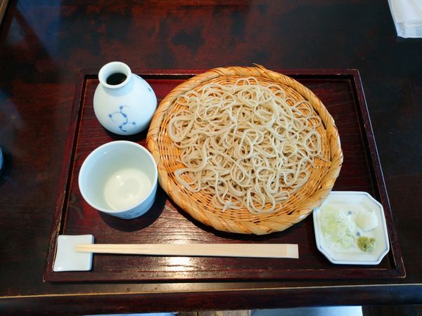 「もり蕎麦（850円）」@手打蕎麦しのはらの写真