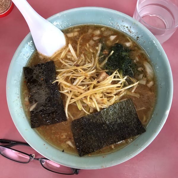 「ネギ七味お酢ラーメン」@ラーメンショップ 府中分梅町店の写真