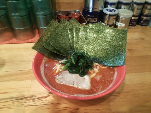 「赤ダルマ 海苔」@剛力ダルマ家の写真