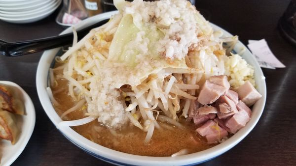 「スタ味噌 野菜、背脂増し」@麺匠 真武咲弥 松本店の写真