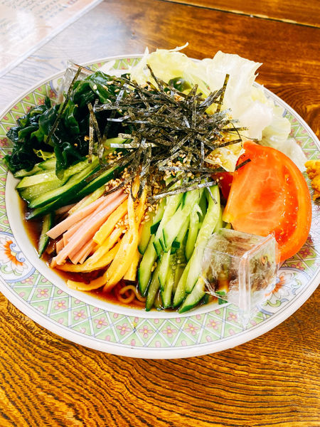 「冷やし中華」@赤城食堂の写真