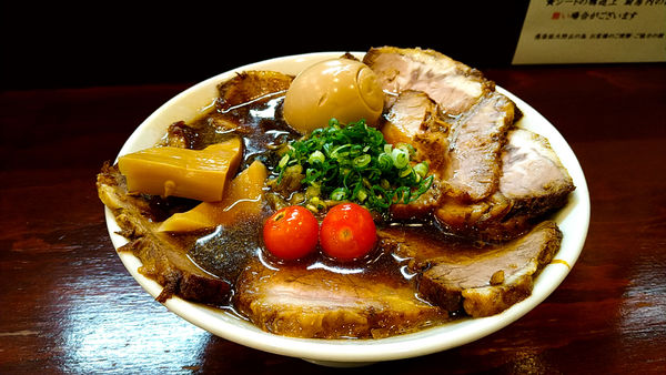 「肉の日限定/五ノ神的台湾牛肉麺+2929しい魯肉飯」@らーめん 五ノ神精肉店 煮干し編の写真