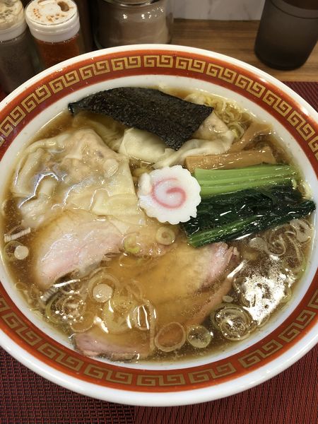「ワンタン麺930円」@麺創庵 砂田の写真