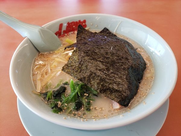 「塩ネギラーメン（バリカタ、脂少」@ラーメン山岡家 太田店の写真