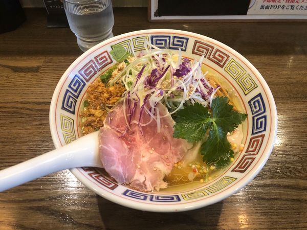 「冷やし山塩ラーメン」@麺屋 信成の写真