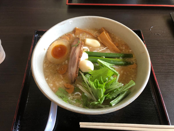 「ニンニク味噌ラーメン」@ラーメン みそ伝 大森店の写真