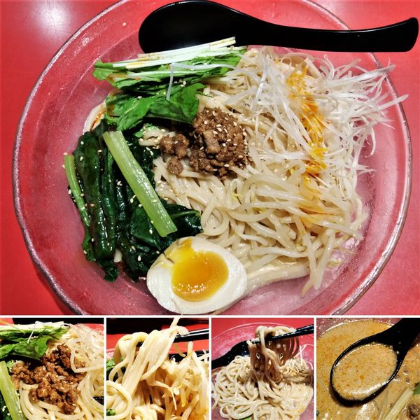 「冷やし担々麺(夏季限定)  850円」@つけめん工房 浅草製麺所の写真