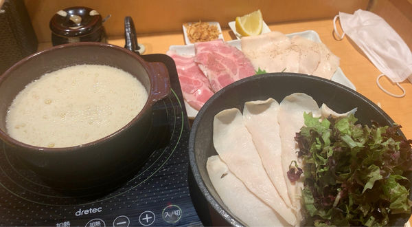 「鶏白湯塩つけ麺 チャーシュー」@麺屋 時茂 大久保店の写真