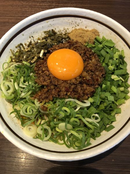 「台湾まぜそば　大盛」@担々麺はなび 安城店の写真