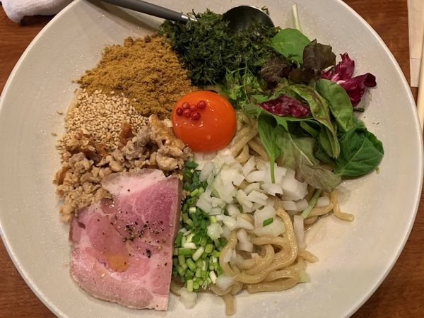 「スパイシー香りまぜそば」@まぜそば めん佳の写真