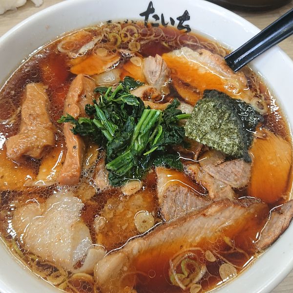 「正油チャーシュー900円」@ラーメン たいちの写真