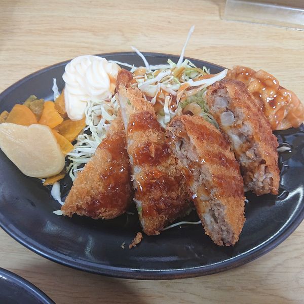 「カツカレーラーメンキリンセット小ライス1100円」@キリンラーメンの写真