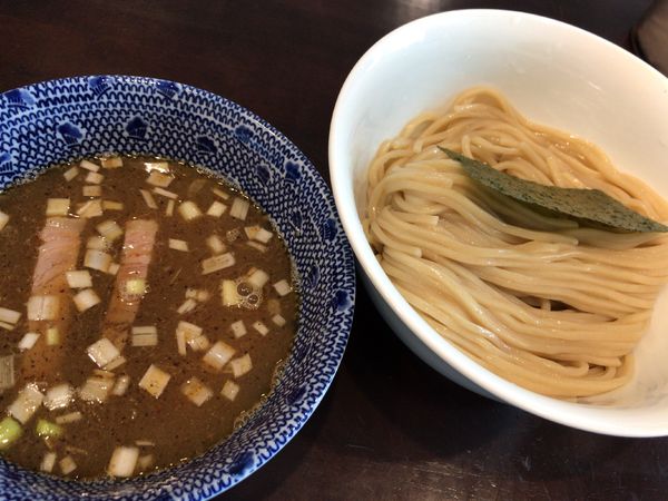 「ゆず香塩つけ麺」@つけ麺 麦の香の写真