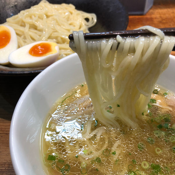 「塩つけ麺＋塩味玉」@町田汁場 しおらーめん 進化の写真