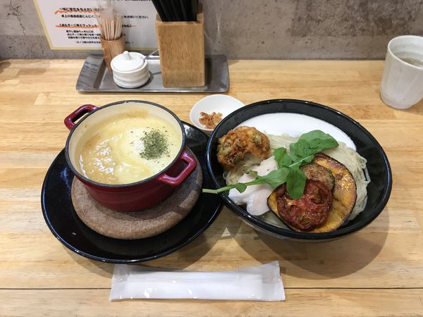 「とうもろこしのつけ麺」@麺家 獅子丸の写真