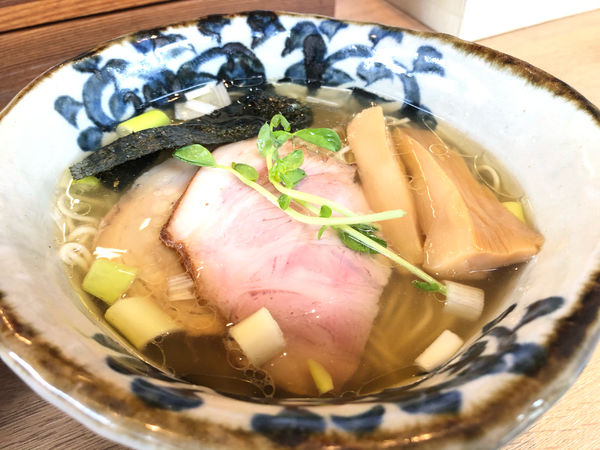 「平日限定ランチ・塩らーめん＋叉焼細切ご飯」@麺屋 椿丸の写真