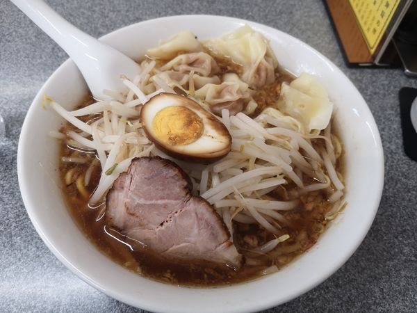 「ワンタン麺850円」@中華麺店 喜楽の写真