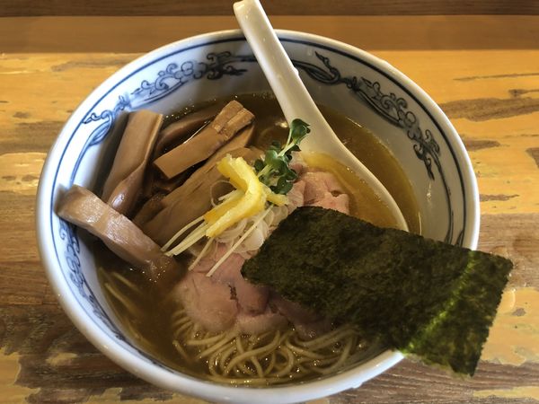 「塩らーめん　メンマ増し」@らーめん いまるやの写真