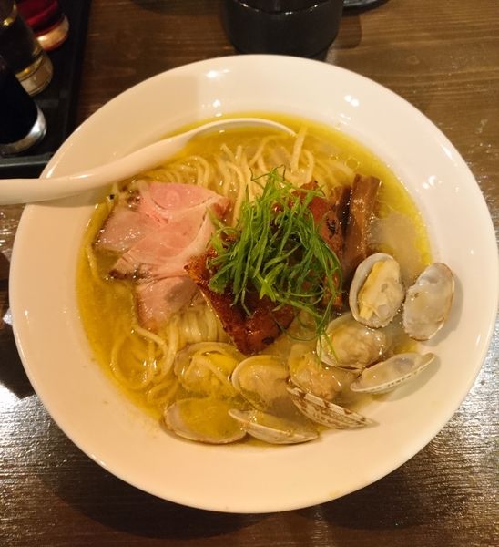 「限定 あさりそば」@麺処 青野の写真