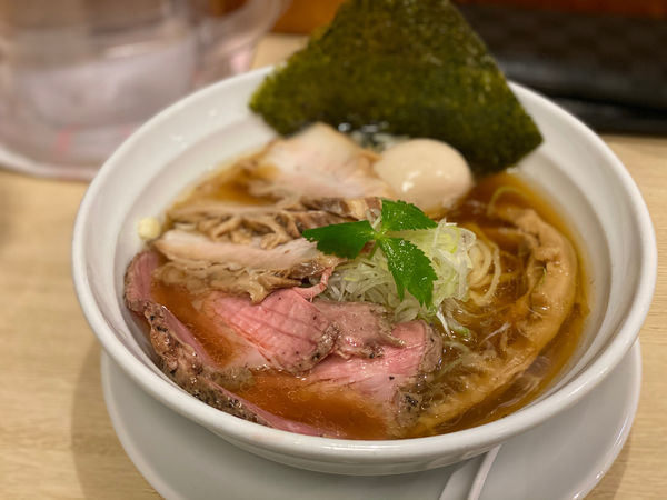 「特製醤油そば　平打ち」@麺屋壱心の写真