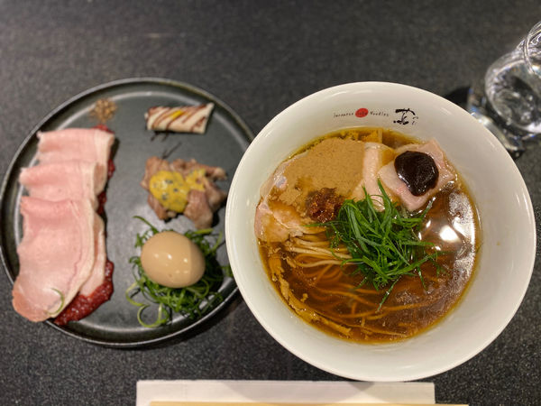 「特製醤油soba」@Japanese Soba Noodles 蔦の写真