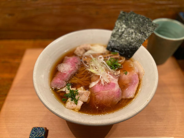 「上醤油＋かけ塩80」@Homemade Ramen 麦苗の写真