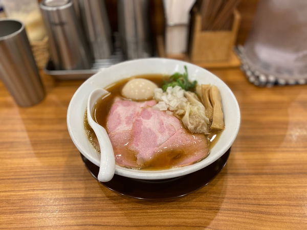 「特製ノドグロ煮干(醤油)」@中華そば ココカラサキゑの写真