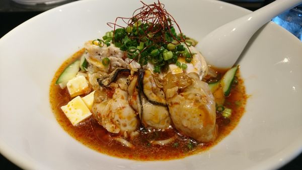 「【昼】冷やし牡蠣麻婆麺」@Tonariの写真