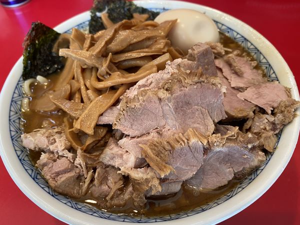 「得勢ラーメン＋チャーシュー＋メンマ」@自家製中華そば 勢得の写真