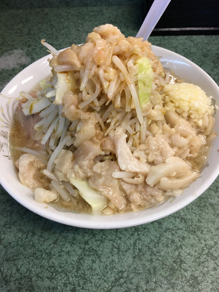 「らーめん」@ラーメン二郎 新宿小滝橋通り店の写真