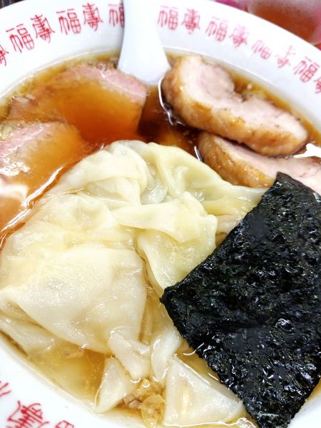 「チャーシュー麺プラス雲呑」@白河中華そばの写真