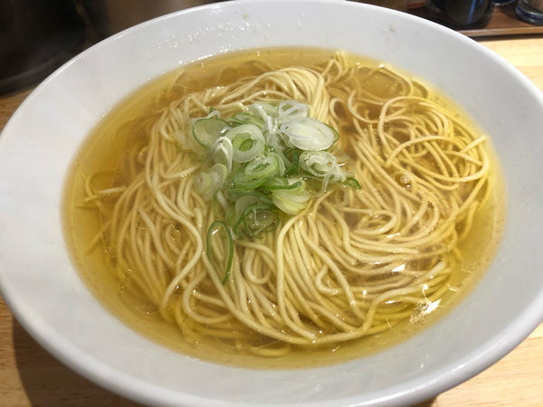 「かけそば塩680円」@ふる川の写真