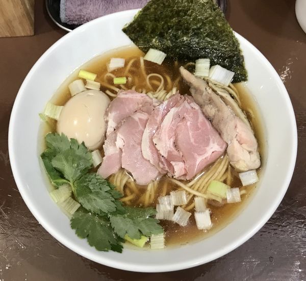 「上中華(醤油)」@中華そば うお青の写真