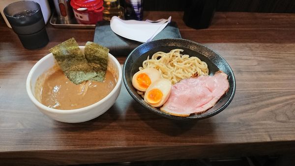 「つけめん 中盛り＋味付け玉子」@麺処 となみの写真