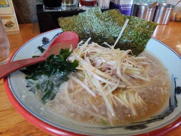 「ネギラーメン(800円)＋ネギ丼(250円)」@椿 ラーメンショップ 木立店の写真