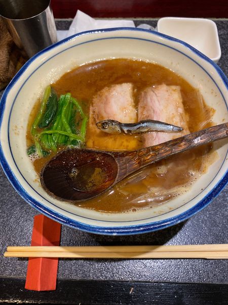 「かけ」@烈志笑魚油 麺香房 三くの写真
