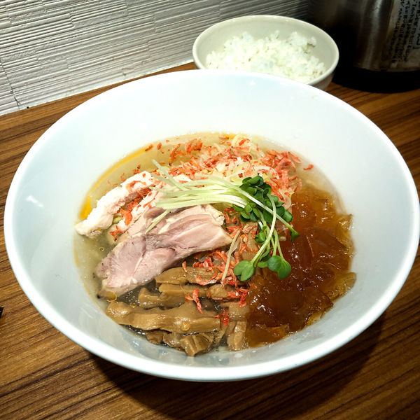 「海老塩冷やしそば(コラボ企画)」@つけ麺四代目みさわの写真