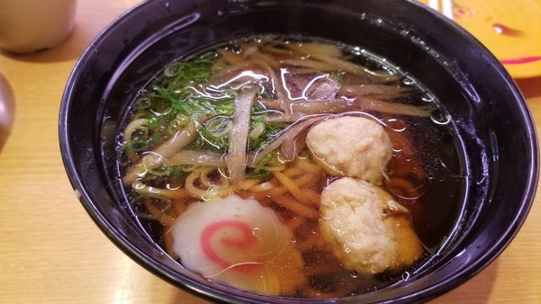 「期間限定　匠のまかない鶏ごぼうラーメン」@スシロー 松本筑摩店の写真