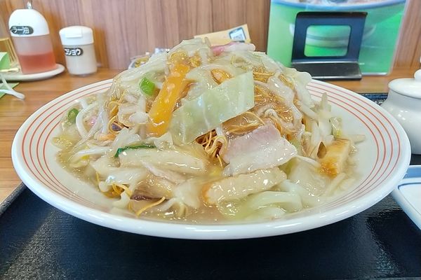 「長崎皿うどん倍増」@長崎ちゃんぽん リンガーハット 八潮西袋店の写真