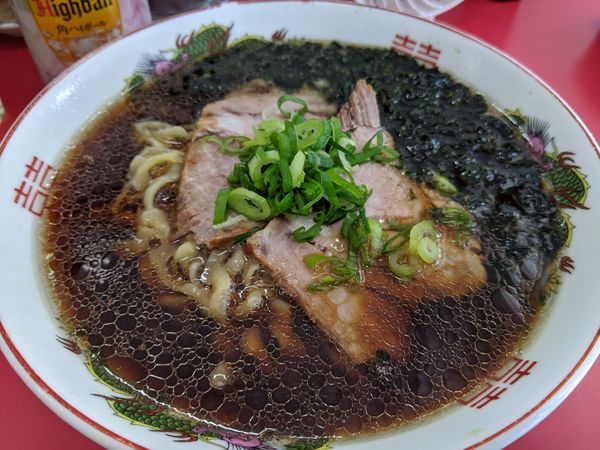 「黒醤油ラーメン」@中華そば 竹千代の写真