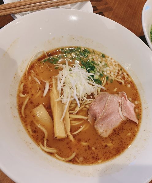 「濃厚中華蕎麦+餃子」@自家製麺 一乃瀬の写真