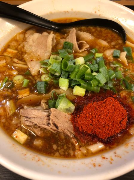 「辛口肉ソバ醤油」@辛口肉ソバ ひるドラ 日本橋店の写真