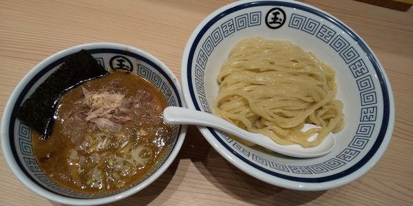 「濃厚魚介つけめん」@らーめん玉 田町店の写真
