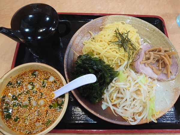「うま辛つけめん(695円+税)」@ラーメン めん丸 川越店の写真