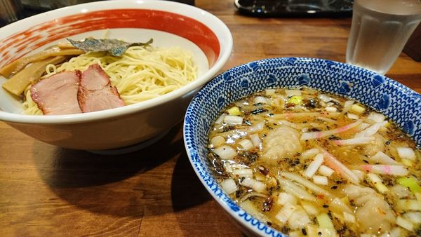 「【夜】味噌ワンタンつけ」@麺屋 悠の写真